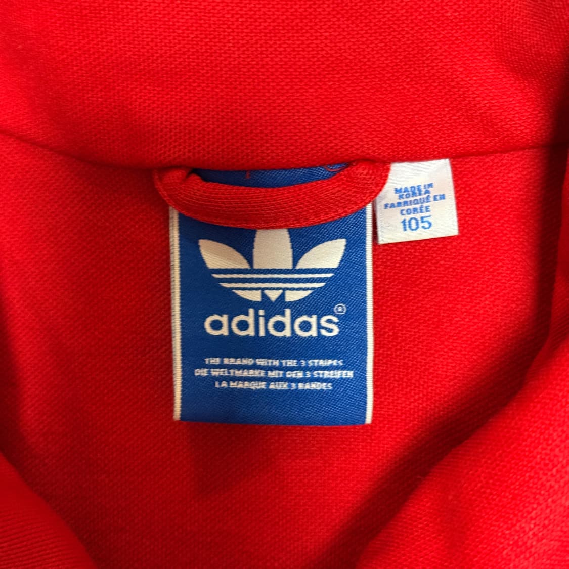 아디다스 레드 유로파 져지 L 상품이미지5