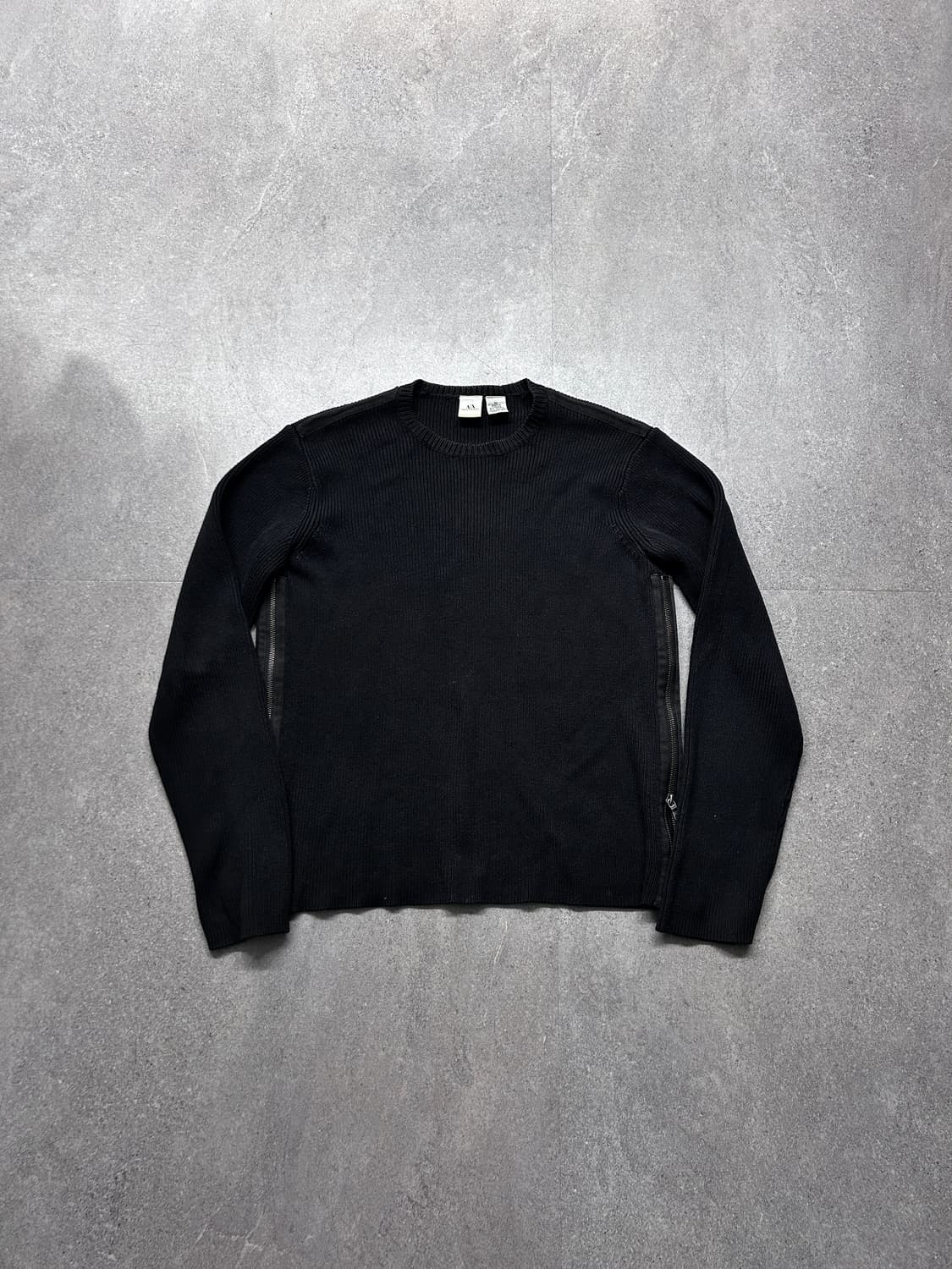 아르마니 롱 지퍼 그런지 니트 상품이미지5