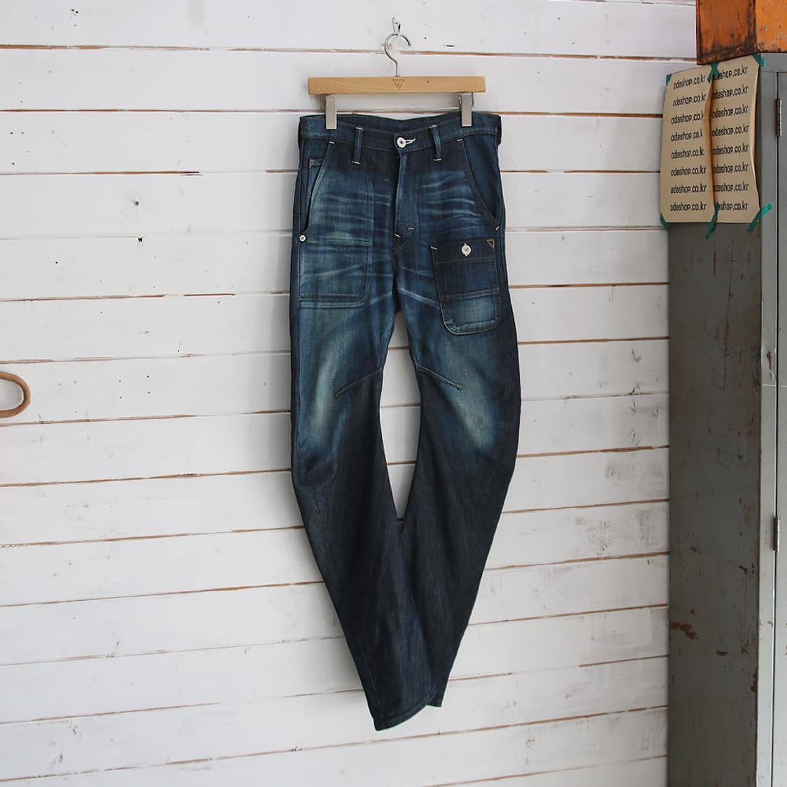 (착용컷) EDWIN E-FUNCTION 데님 팬츠 (남성용 31.5) 상품이미지1