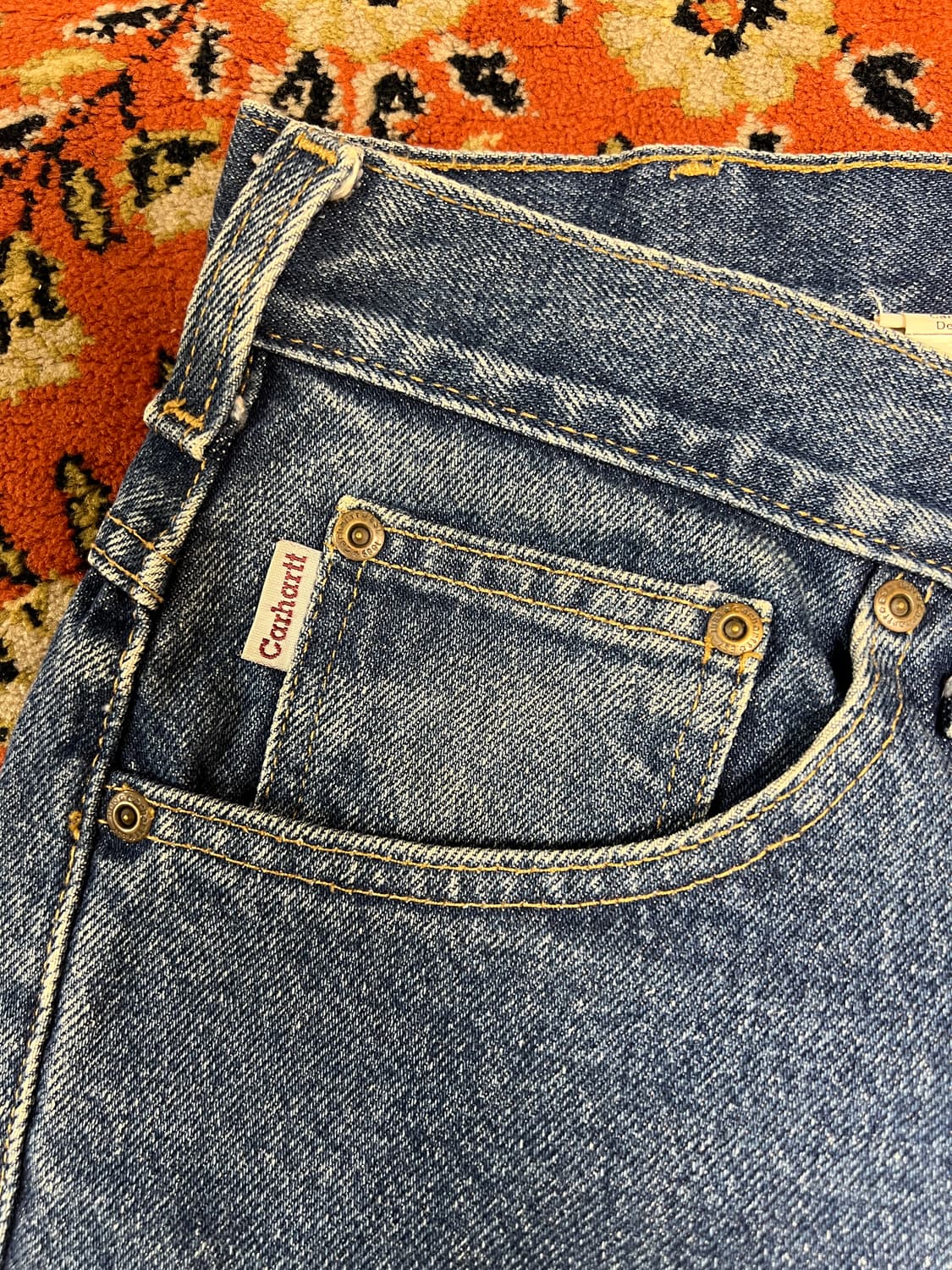 [32] CARHARTT 칼하트 빈티지 데님팬츠 상품이미지4