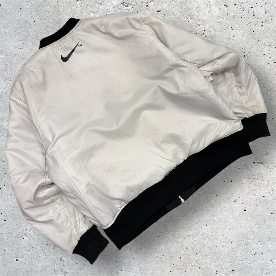 [2XL] 나이키 스우시 리버시블 봄버 자켓 블랙/화이트 C401 상품이미지3