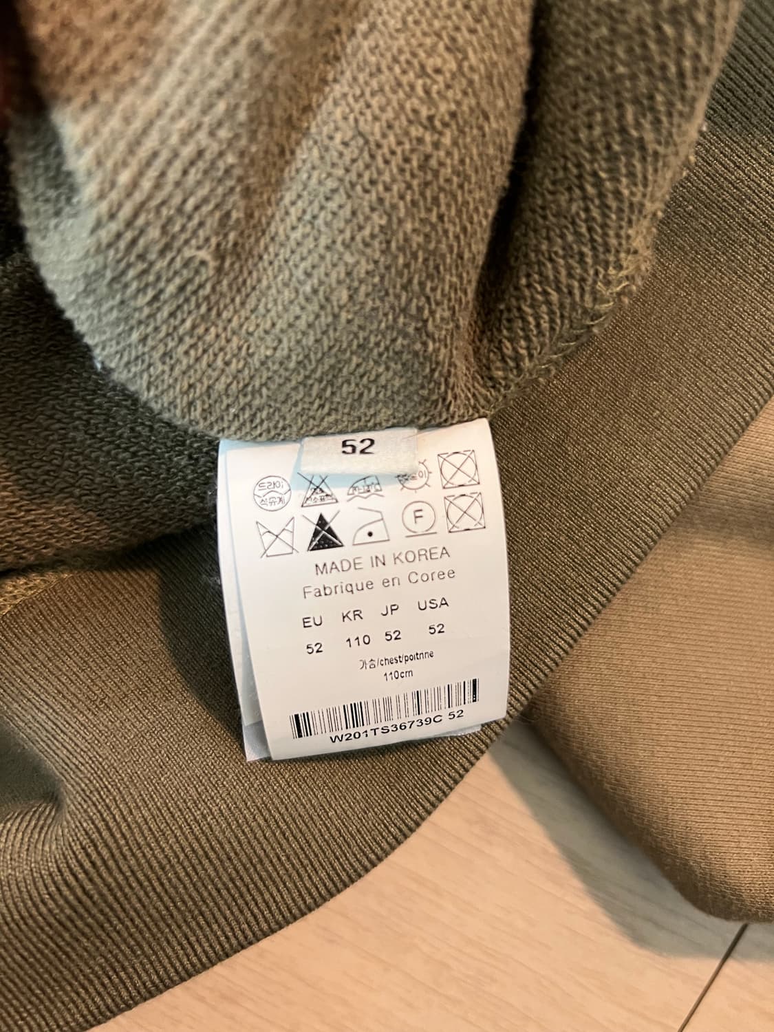 우영미 백로고 후드티 상품이미지4