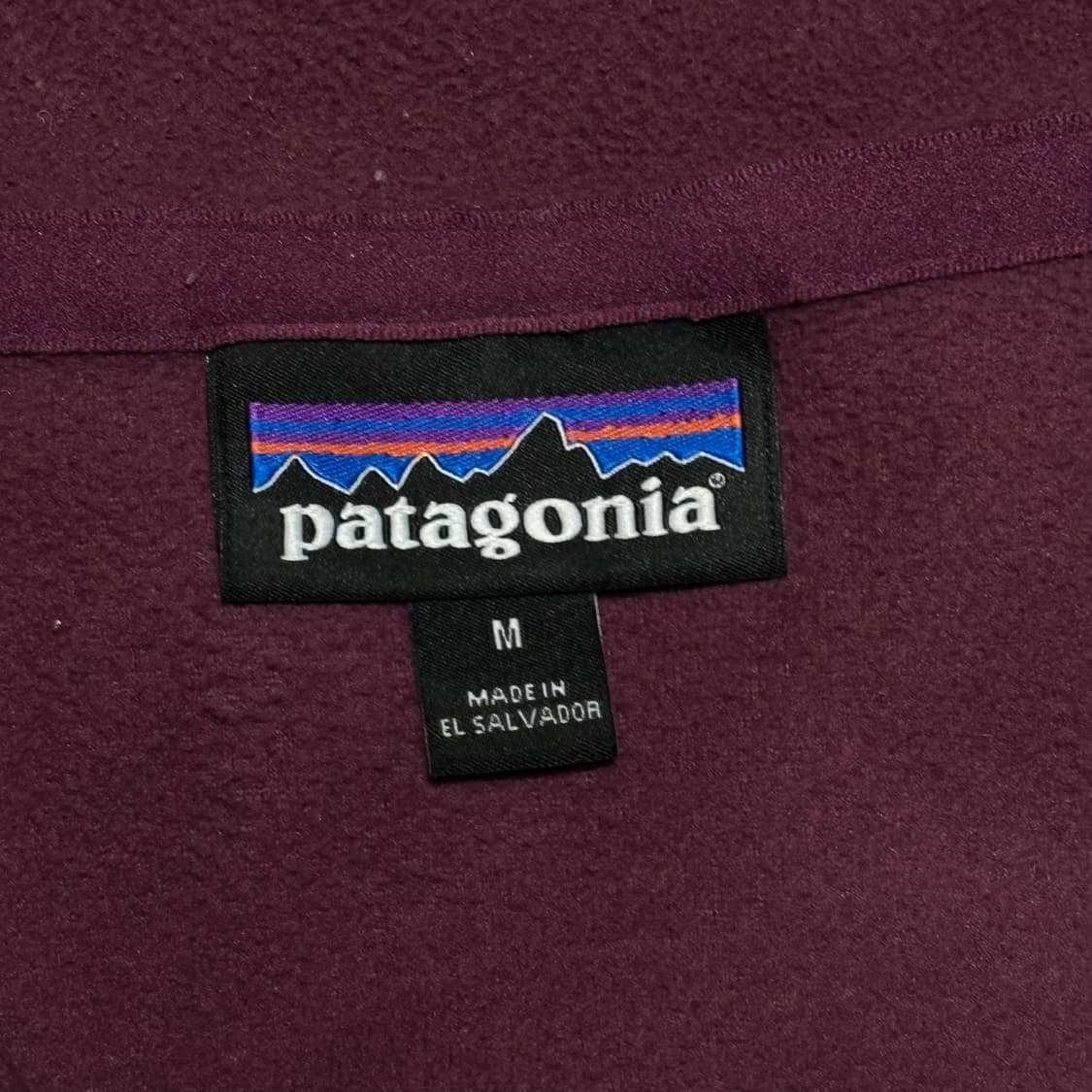 Patagonia 여성용 버건디 하프집업 후리스 상품이미지3