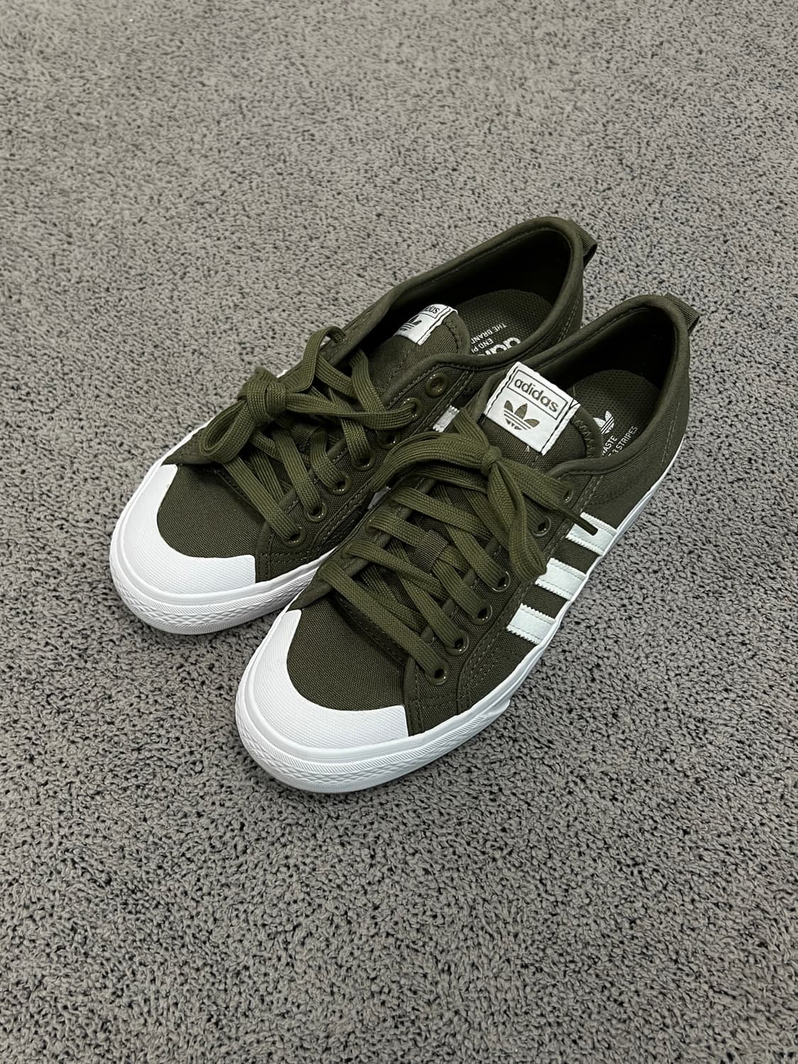 (250) 아디다스 니짜 로우 올리브 상품이미지1