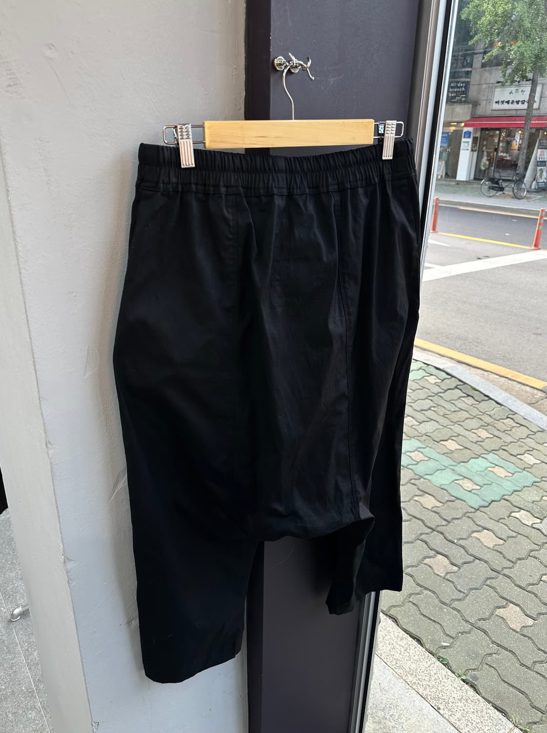 IT48/ 릭오웬스 크롭 드롭크치 팬츠 상품이미지8