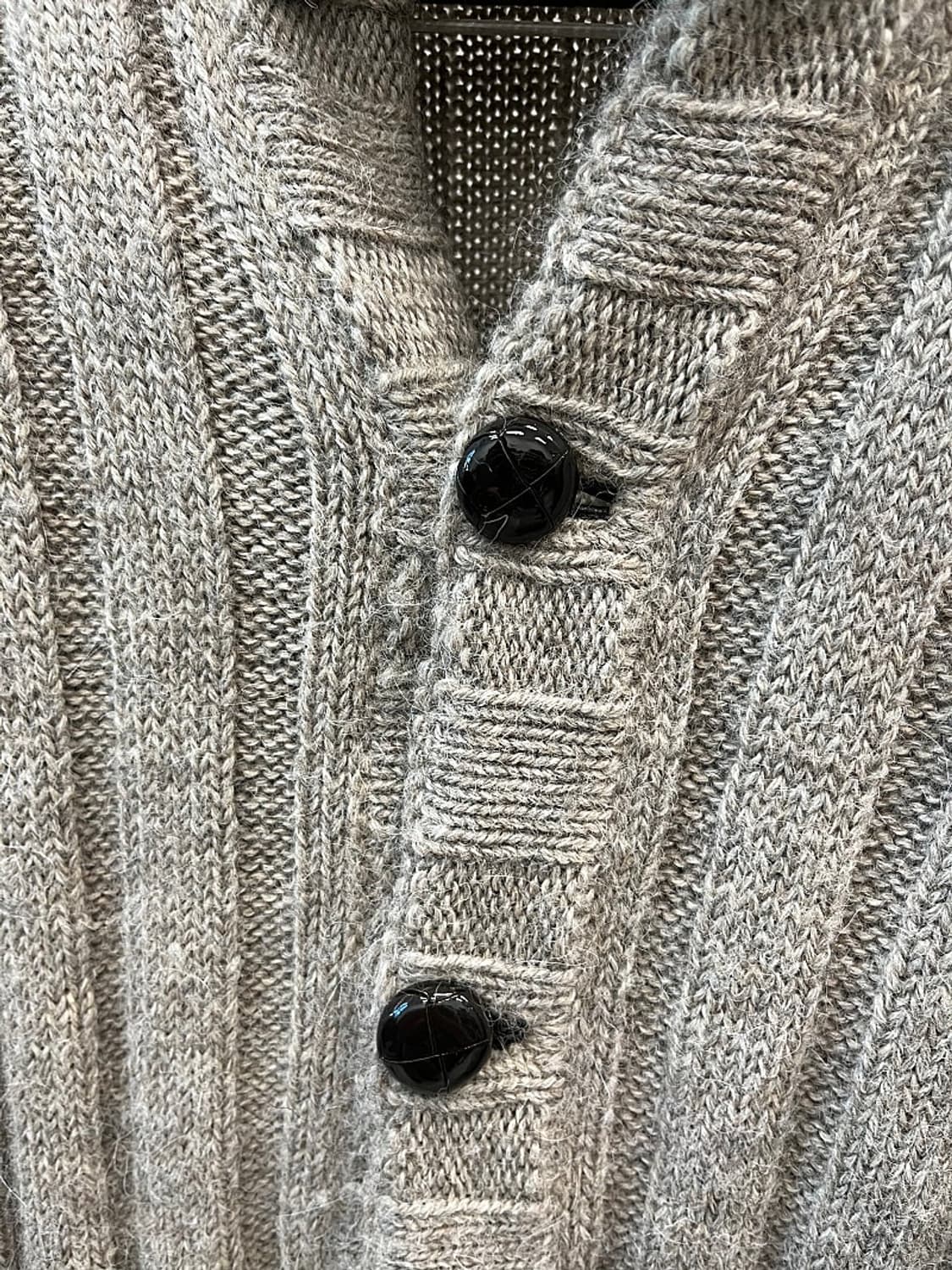 105) 돌체앤가바나 가죽믹스 니트가디건  상품이미지3