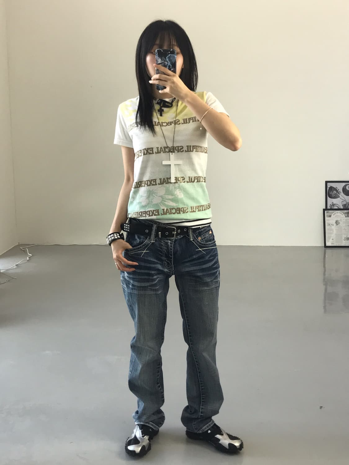 Jpn Printing Short Sleeve T-Shirts 상품이미지2