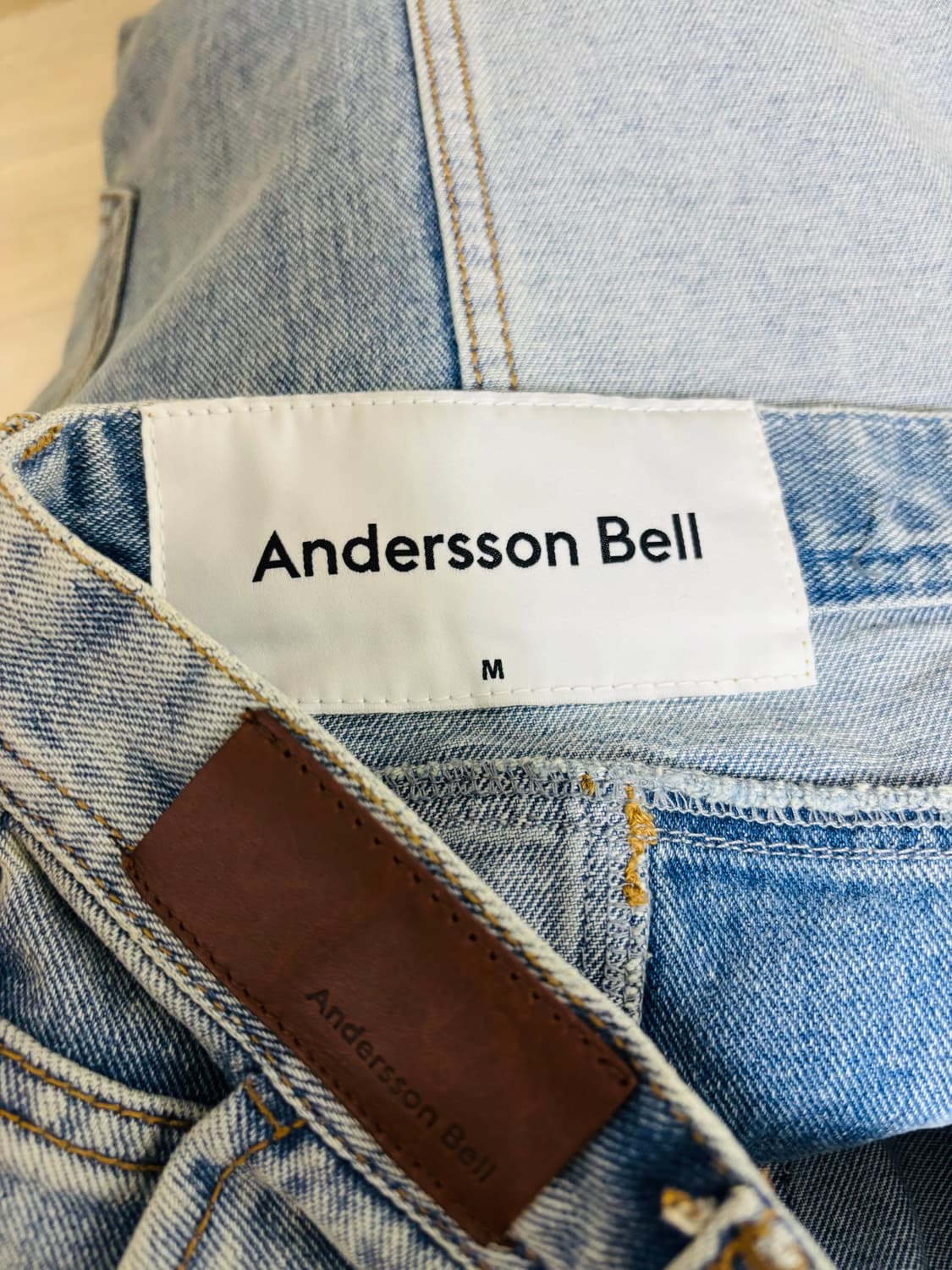 Andersson Bell 패치워크 진 팬츠 상품이미지4