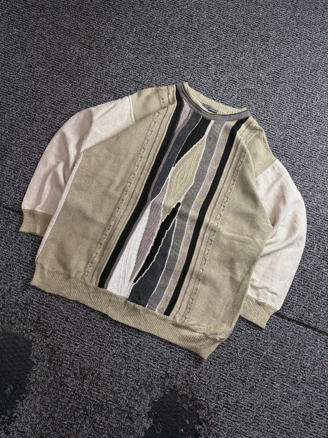 빈티지 아카이브 케이블 패턴 니트 4008 상품이미지1