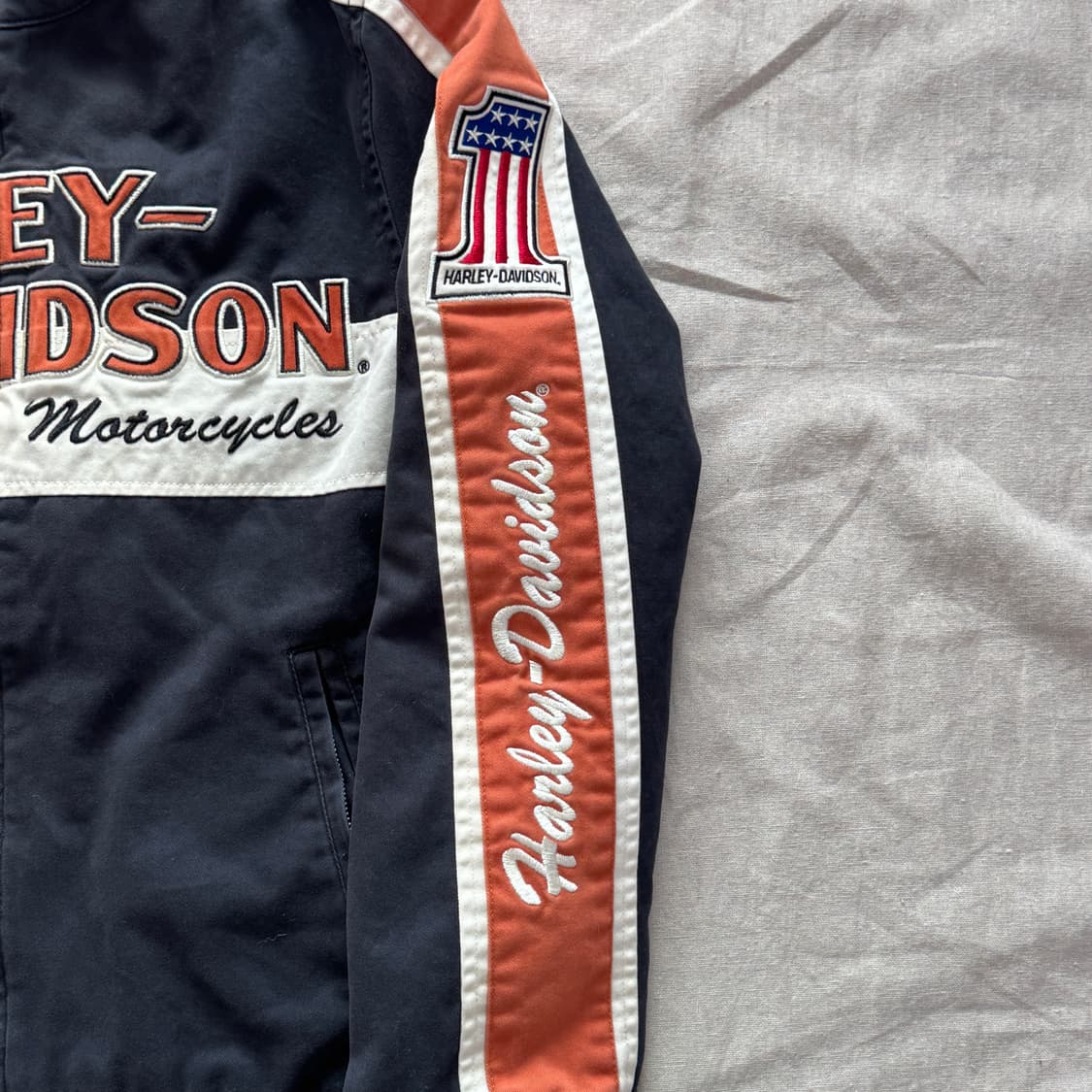 할리데이비슨 빈티지 빅로고 워크자켓 100 상품이미지4