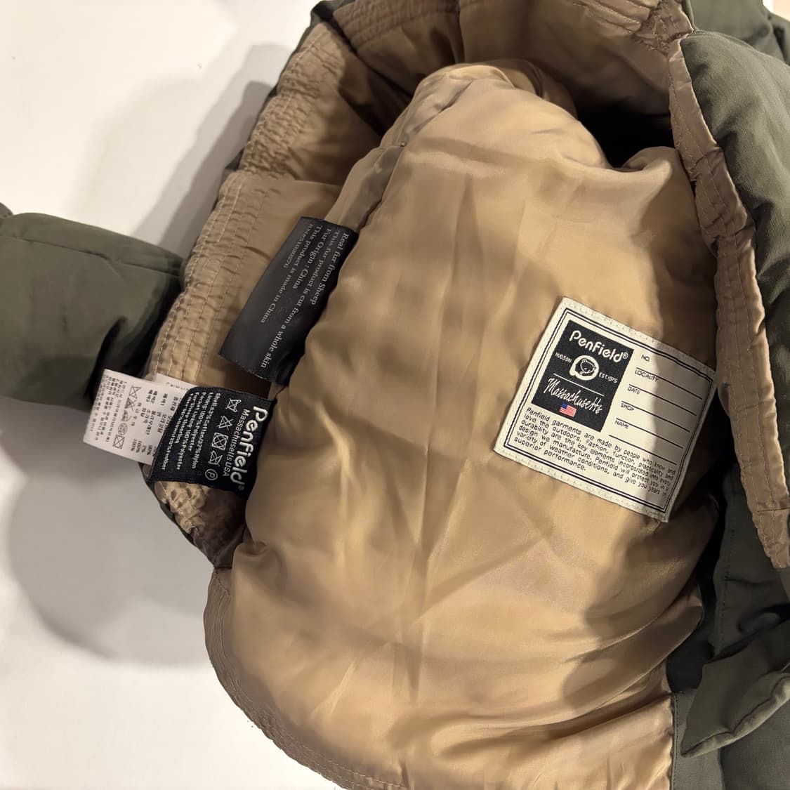 [M] Penfield 펜필드 올리브 덕다운 패딩 C207 상품이미지8