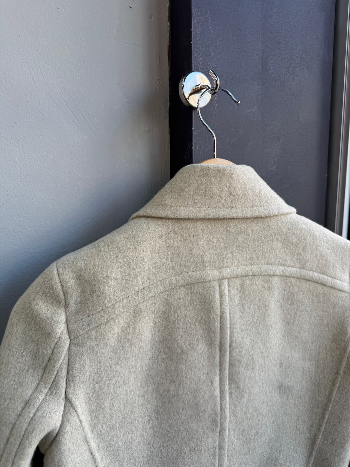 55/ 시스템 핸드메이드 울 숏코트 자켓 상품이미지8