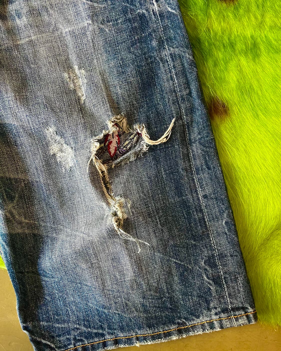 Sorridere Indian Skull Embroidery Shorts 상품이미지3