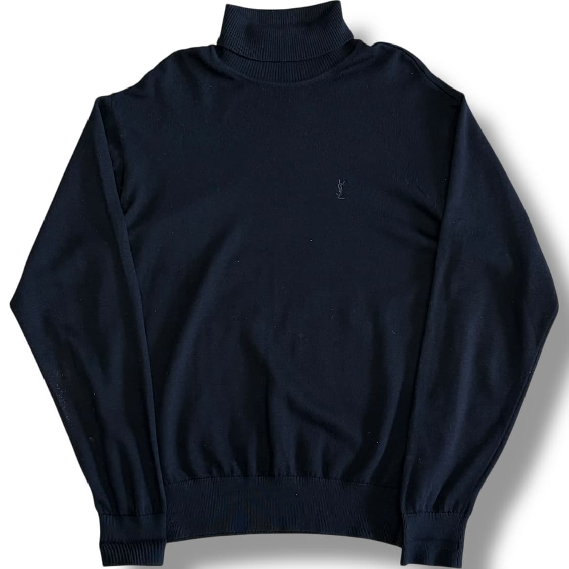 Yves Saint Laurent 블랙 터틀넥 울 니트 상품이미지1