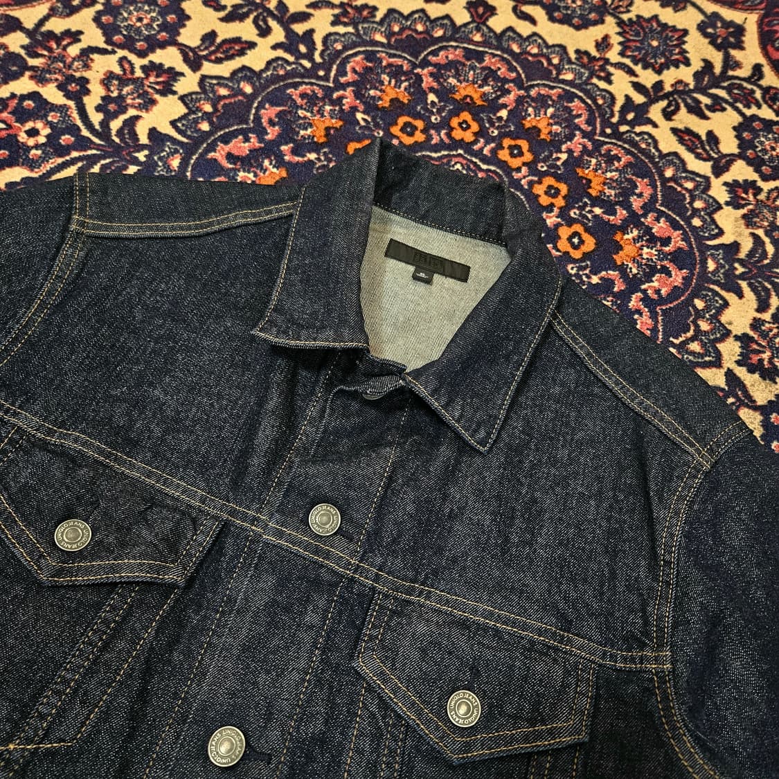 유니클로 데님 트러커 자켓 XL size 상품이미지6