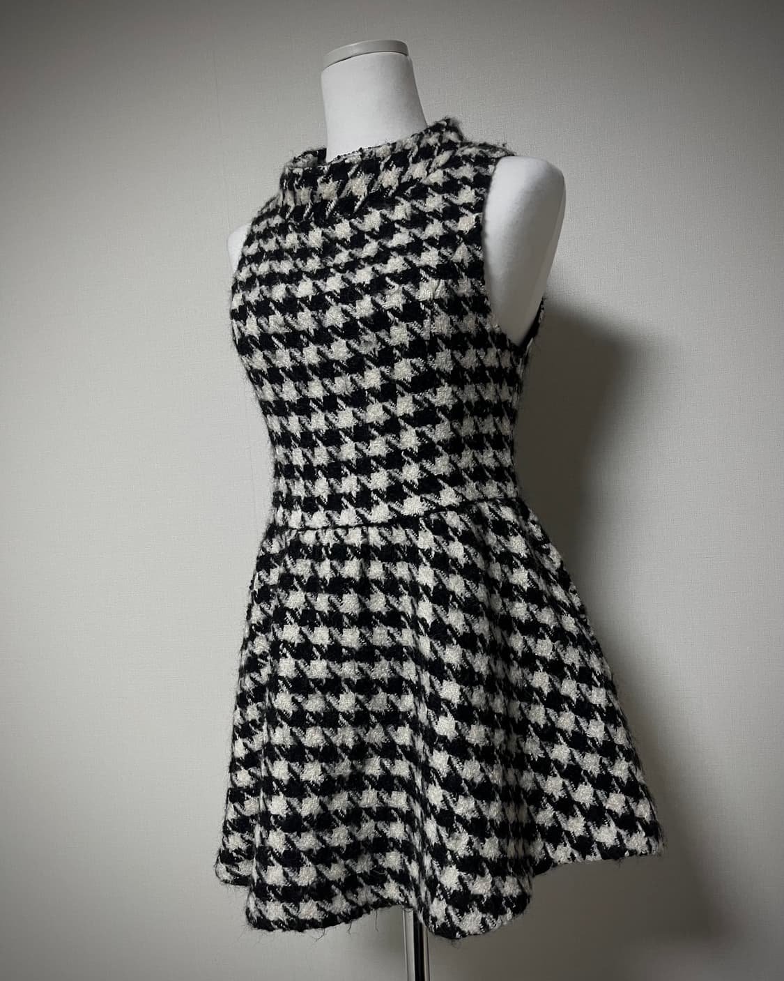 오네갸루 하운드 체크 원피스 상품이미지1