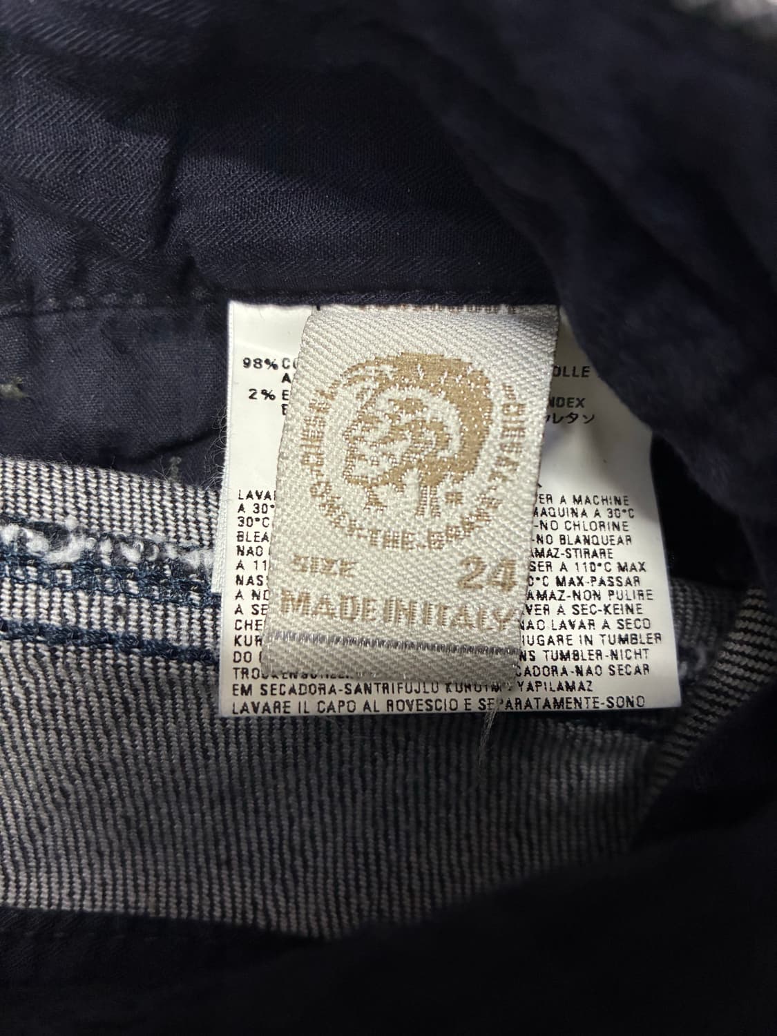 디젤 아카이브 세미 부츠컷 하이라이즈 데님 상품이미지10