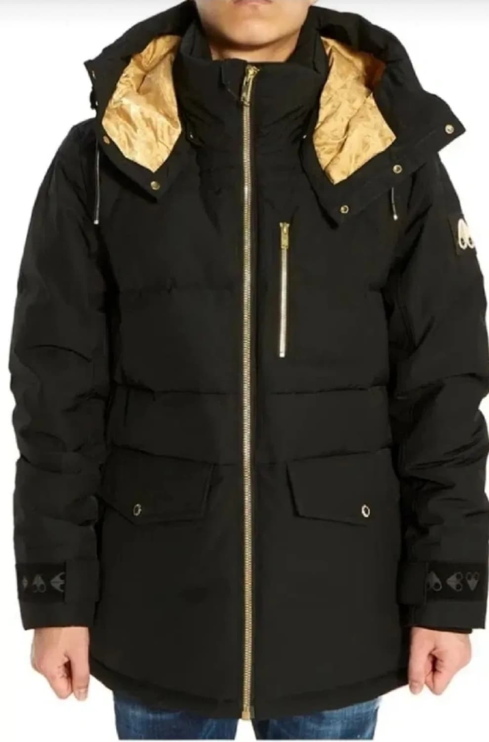 무스너클 노먼드 금장패딩(S/95~100/드라이완료) 상품이미지1