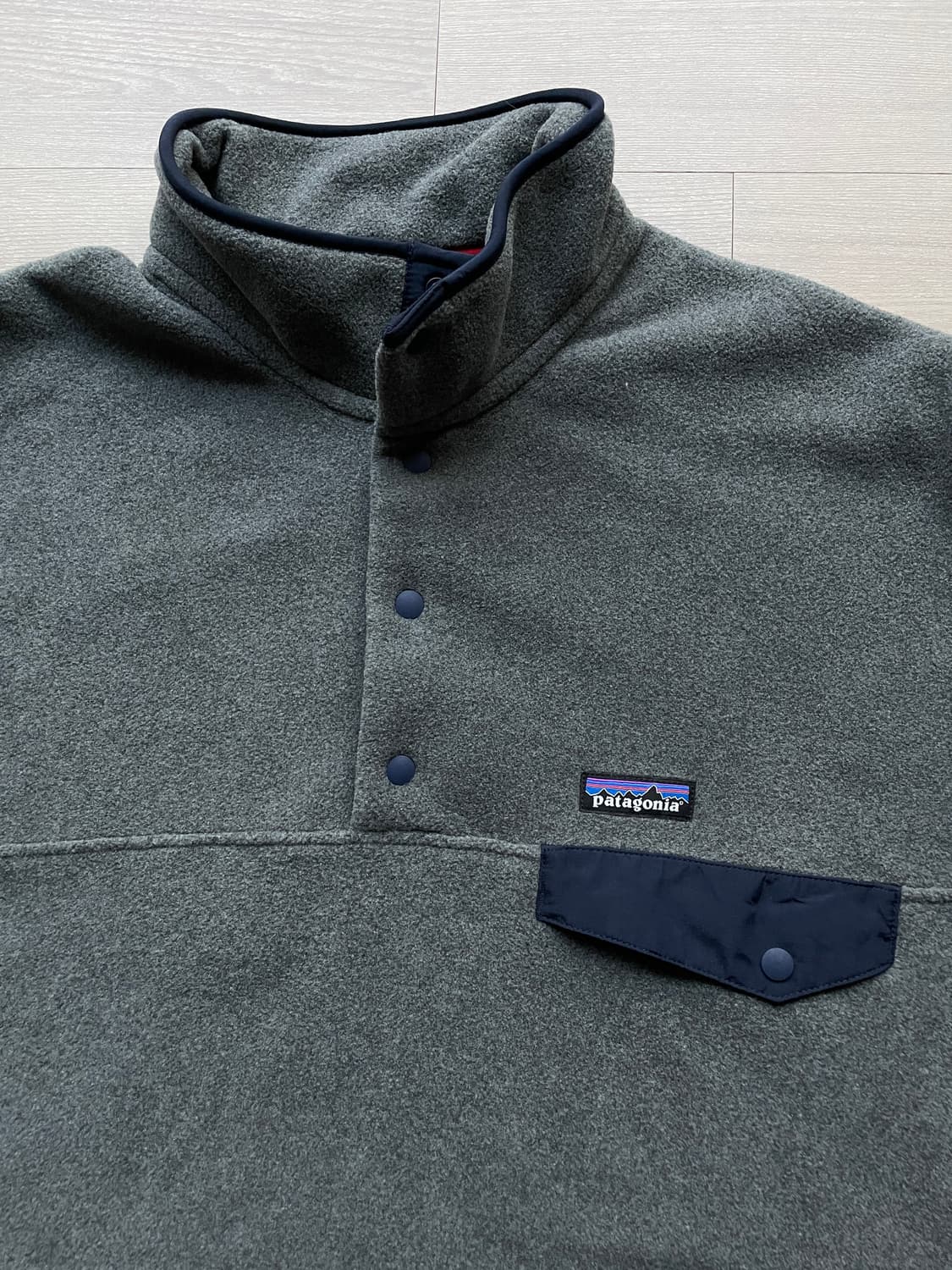 파타고니아 신칠라 니켈 네이비 그레이 플리스 patagonia 상품이미지4