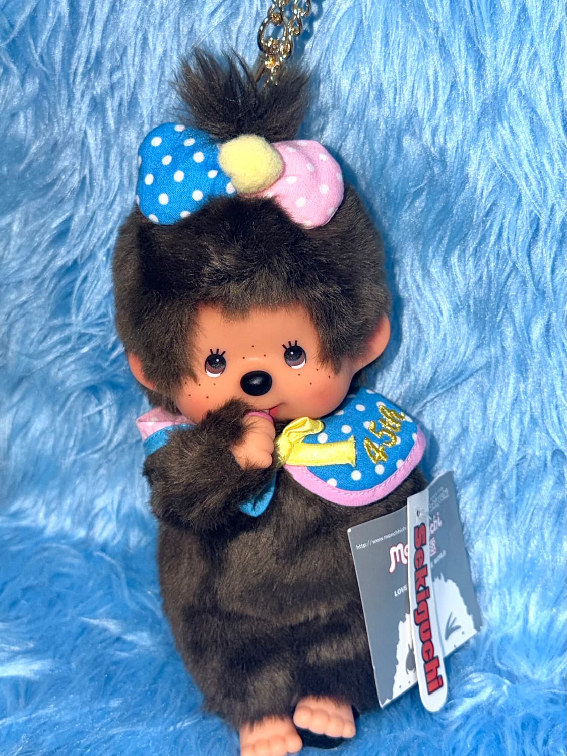 예약상품) 45주년 몬치치 망토 인형 키링 ✨🩵🩷 상품이미지2