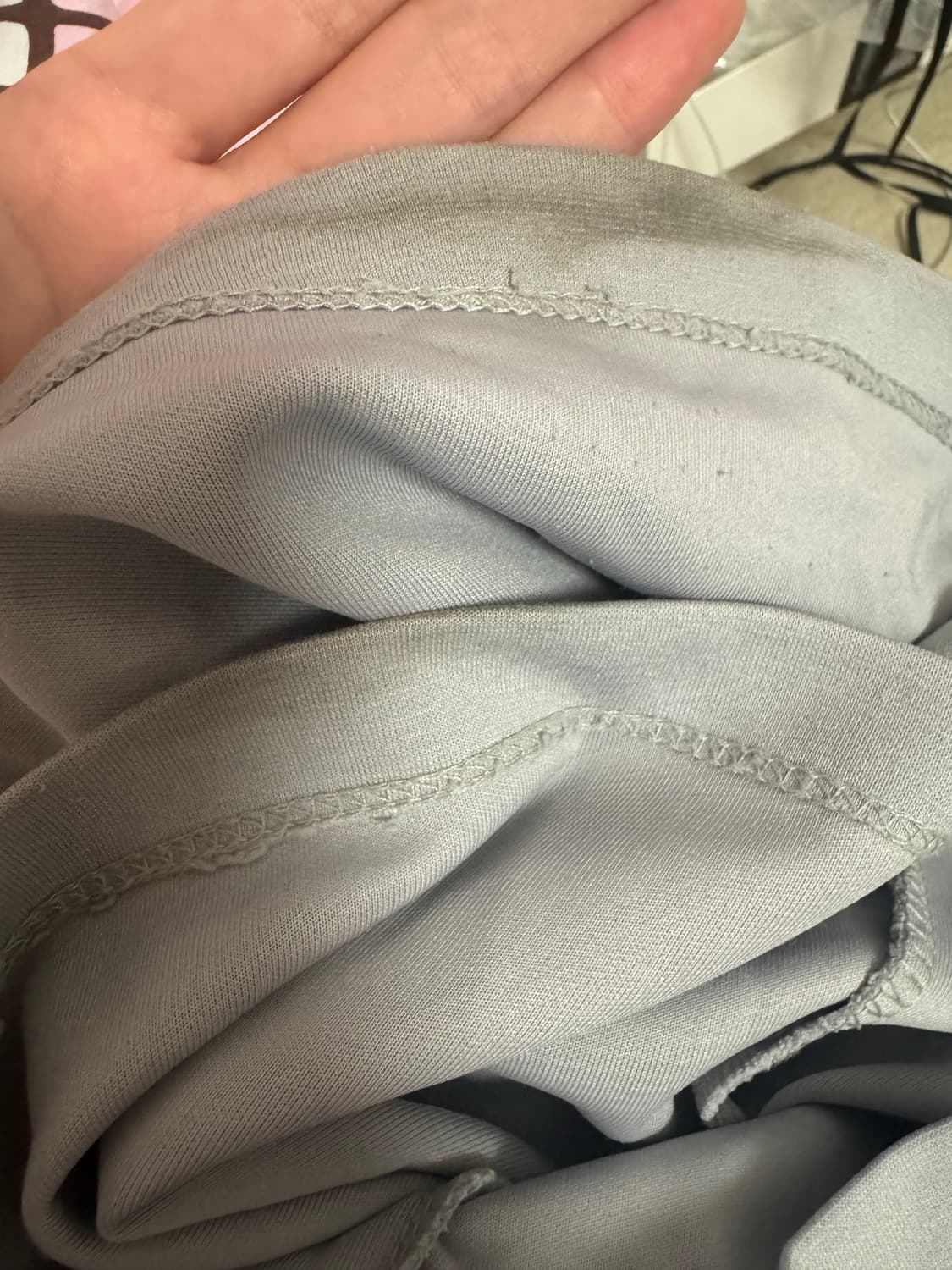 OJOS Wrap Over Tuck Pants grey 상품이미지2