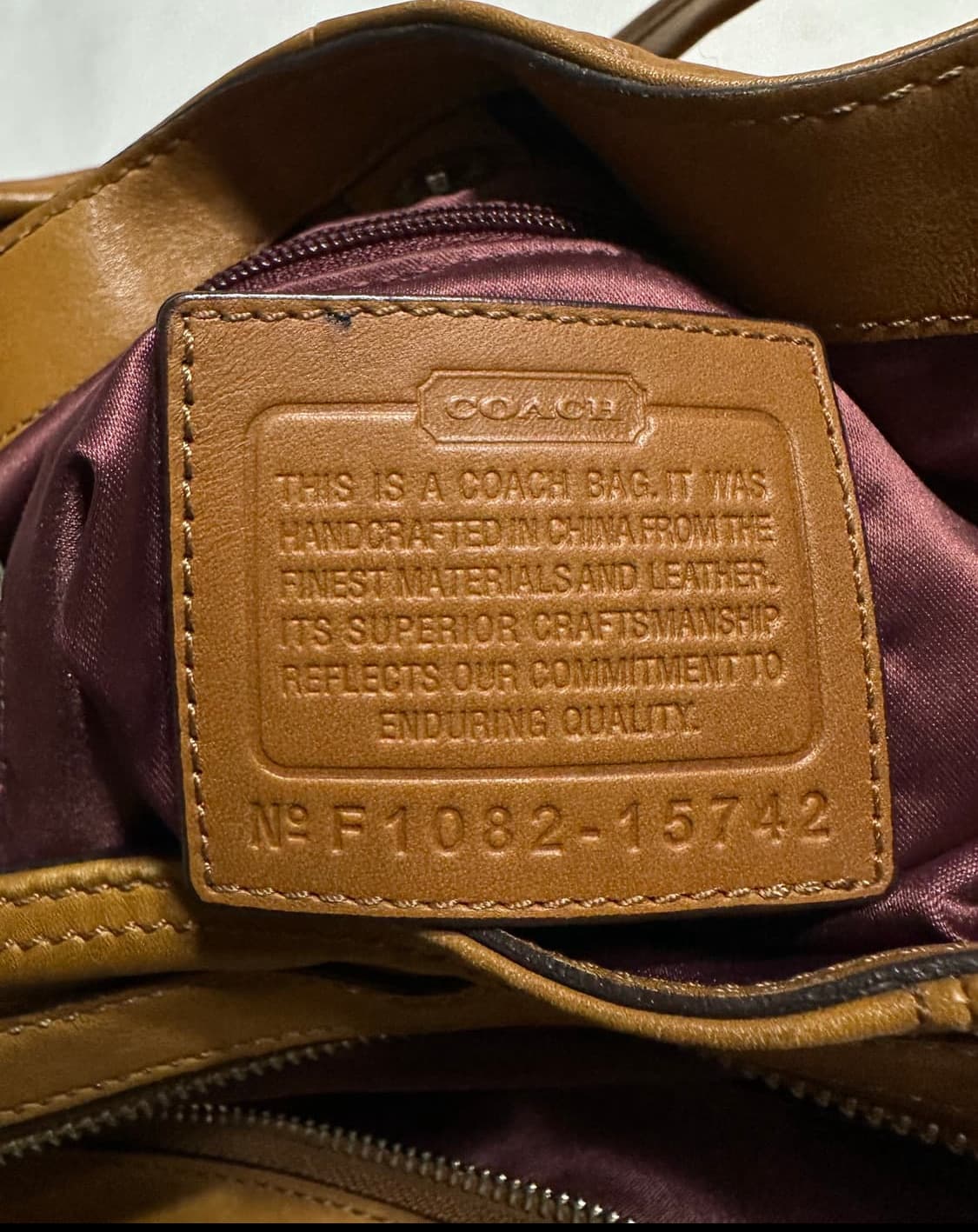 코치 가죽백 브라운 상품이미지2