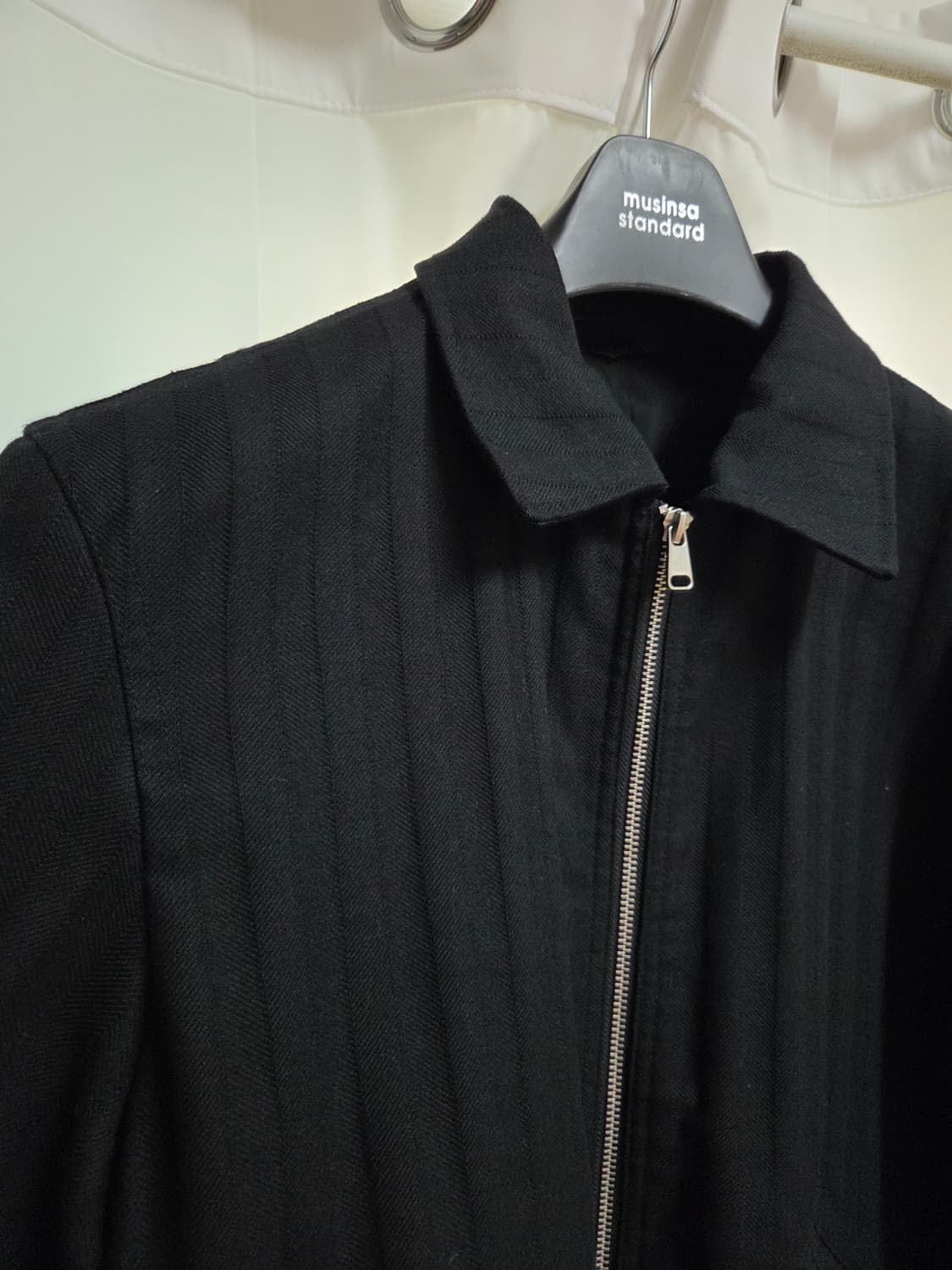 자라 블루종 자켓 m 상품이미지4