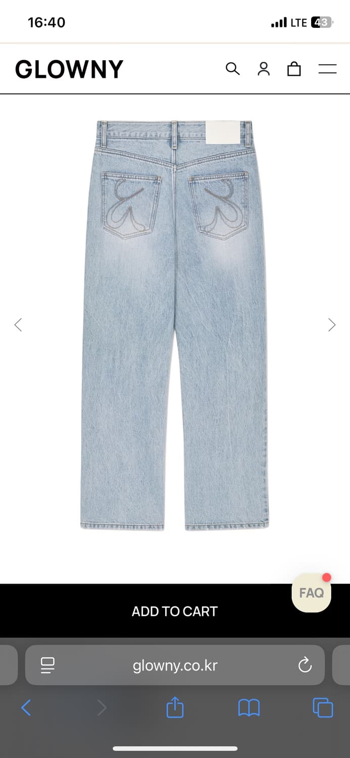 글로니 Jane Jeans 라이트 블루 XS 상품이미지2