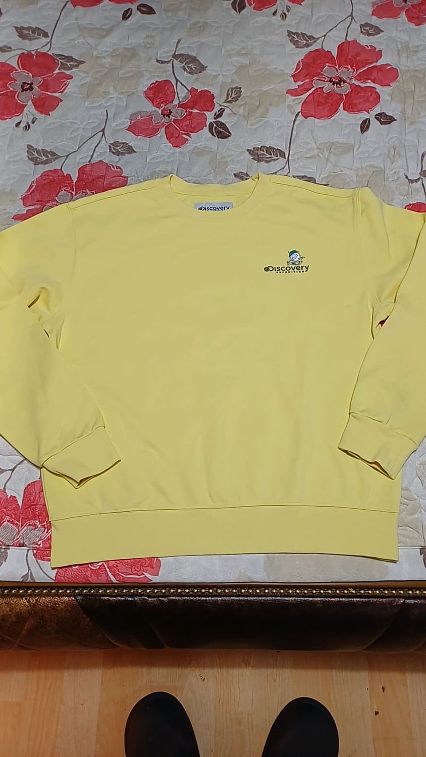 디스커버리 맨투맨 실측105 여성99 가슴58 기장66 상품이미지1