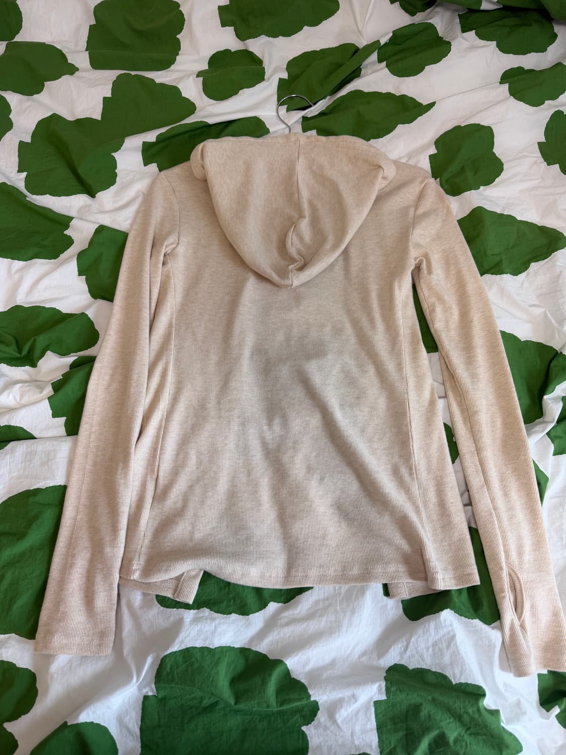 어스지구 HOODIE WARMER CARDIGAN (CREAM) 상품이미지3