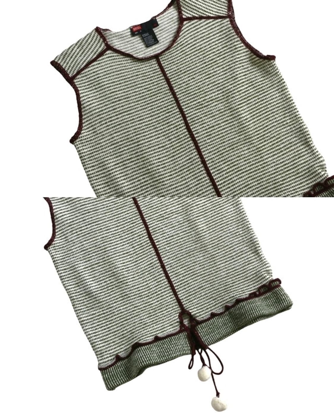 Diesel 디젤 슬리브리스 니트 상품이미지4