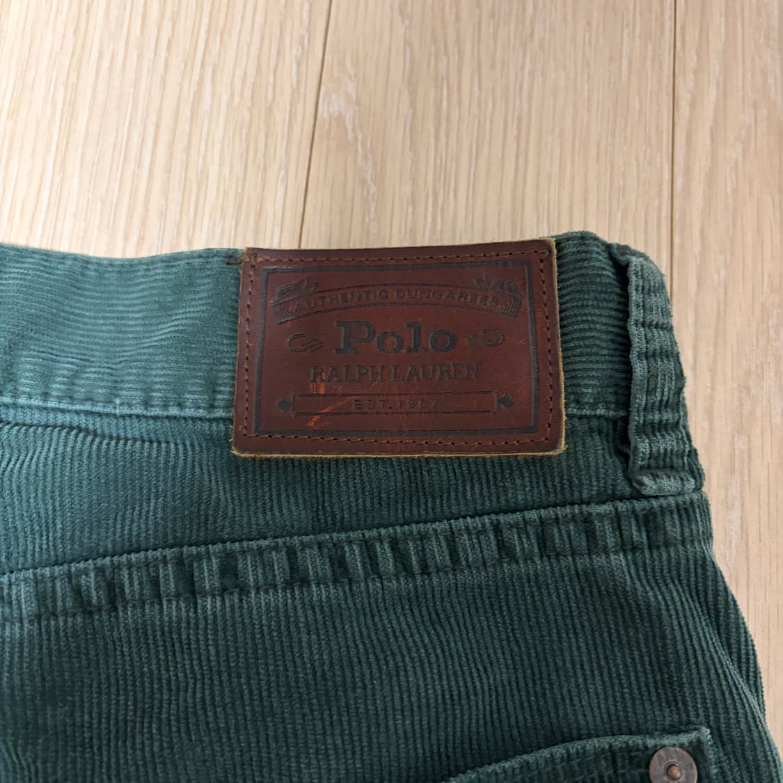 폴로 랄프로렌 카키 코듀로이 팬츠 상품이미지3