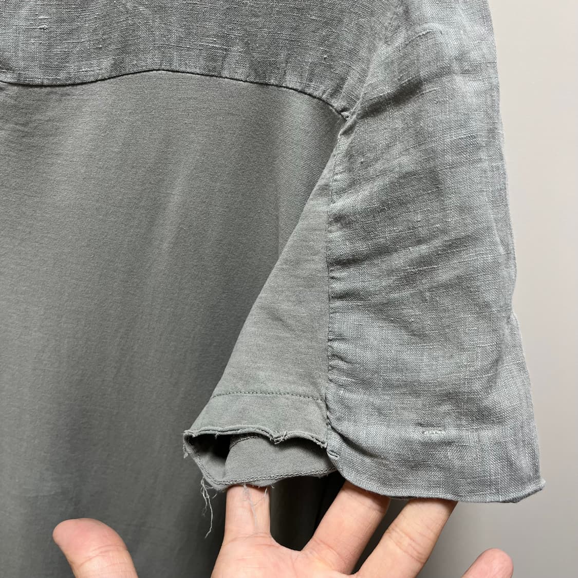 트랜짓 가먼트다잉 스카스티치 티셔츠 상품이미지5