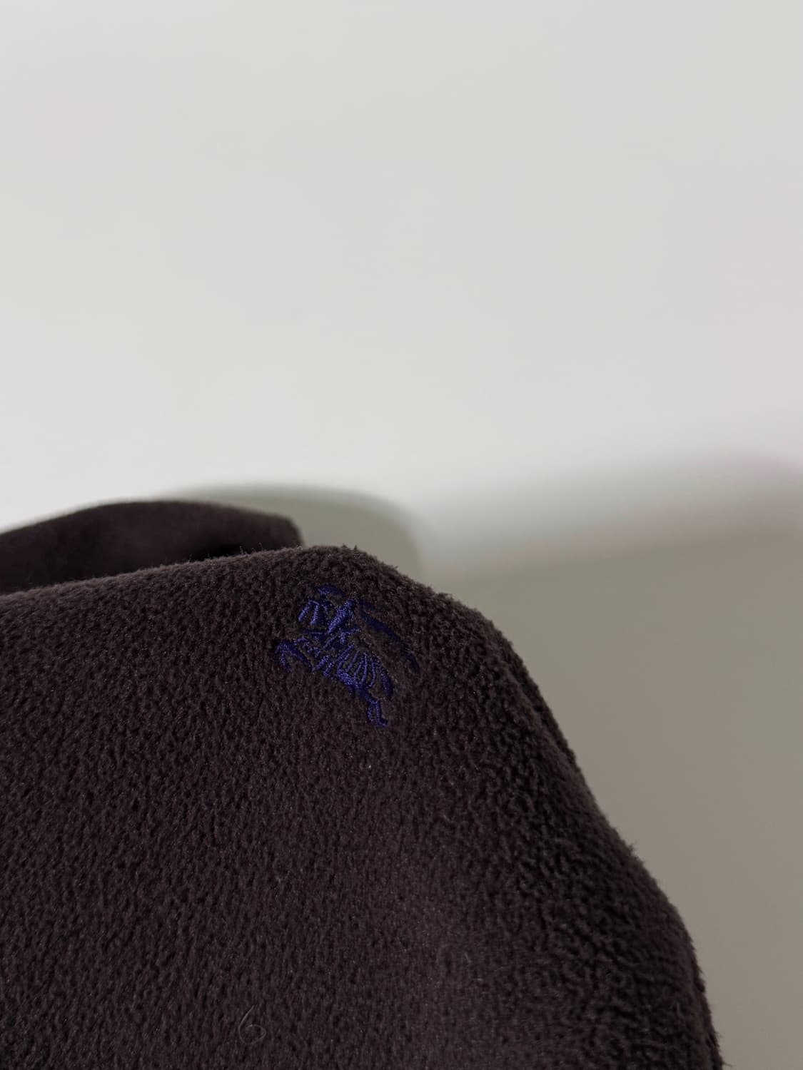 버버리 블랙 루즈핏 90‘s 딥브라운 노바체크 라이닝 후리스 후드집업  상품이미지6