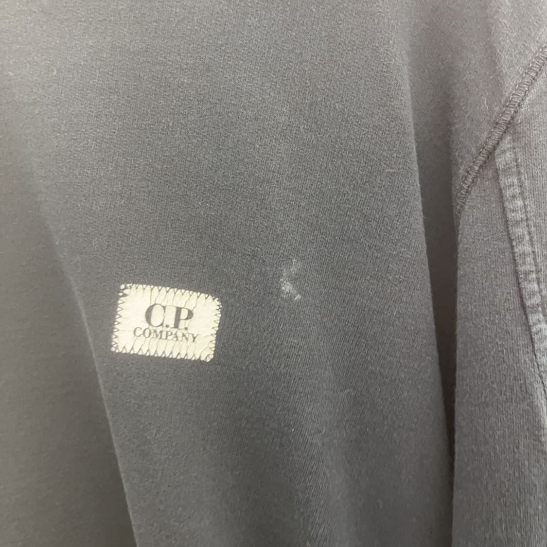 씨피컴퍼니 빈티지 모던 시크 미니로고 롱슬리브 맨투맨 L C09579 상품이미지7