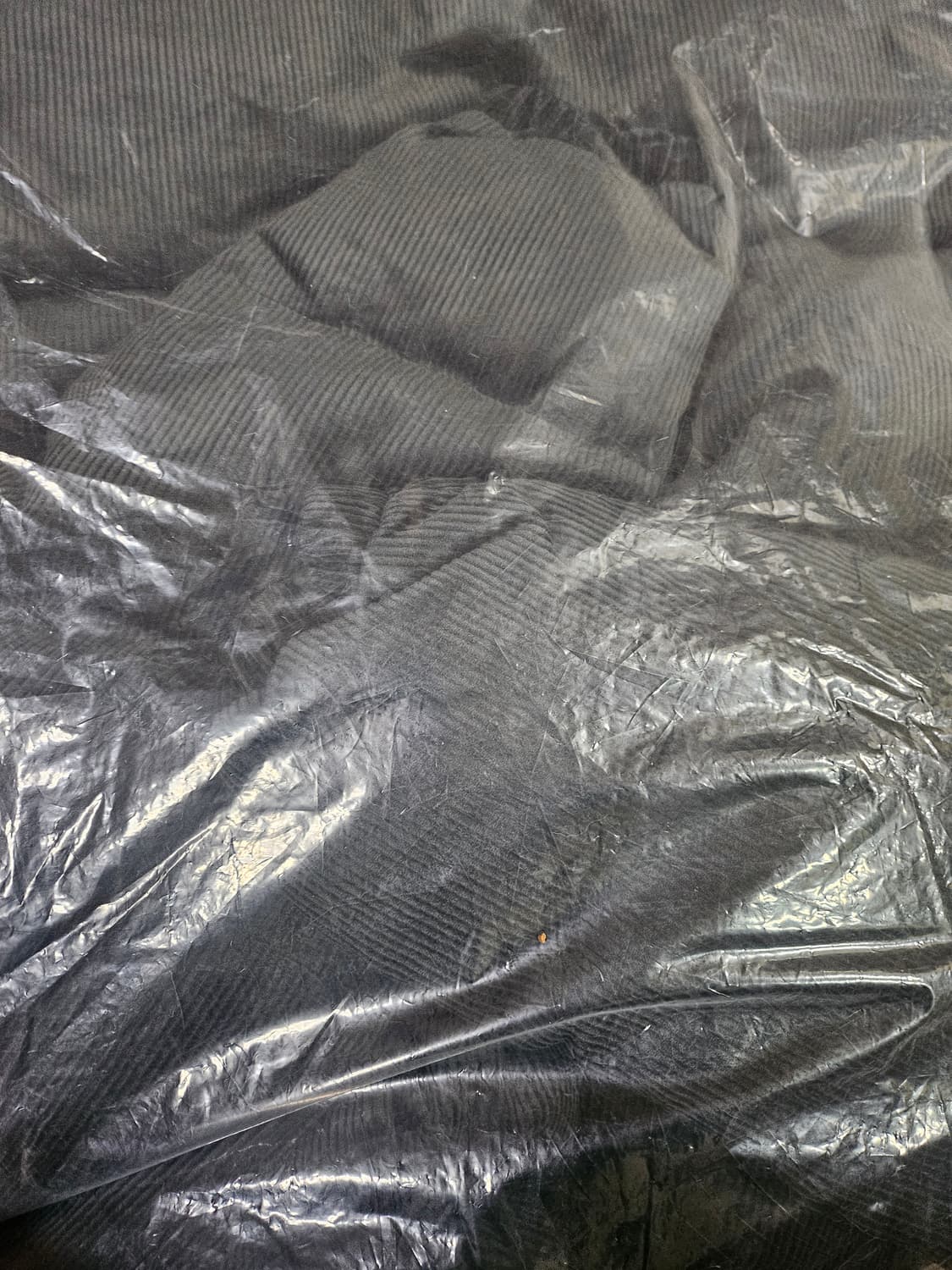 [M]팔라스 코듀로이 퍼퍼 자켓블랙 상품이미지4