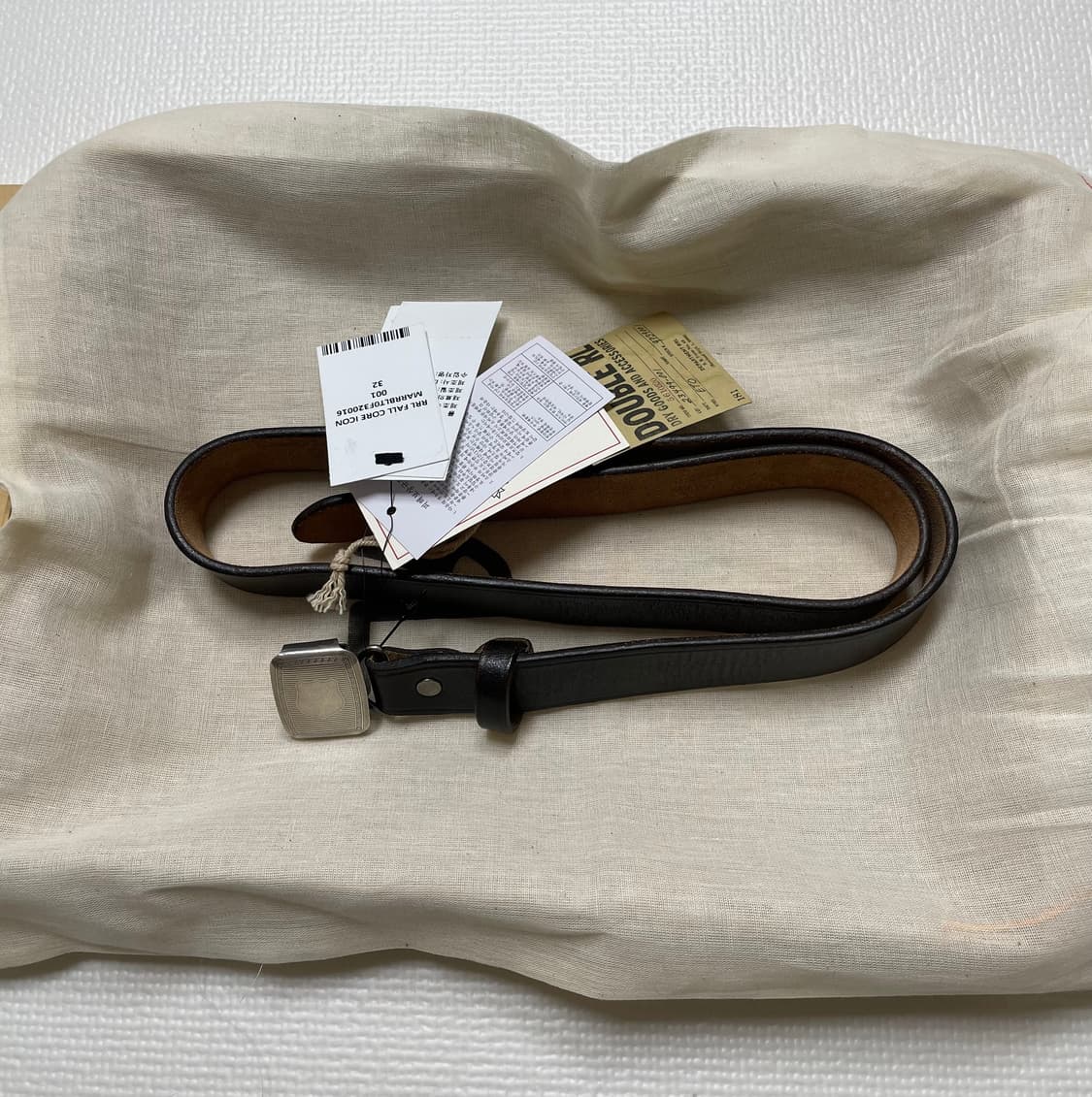 Rrl 빈센스벨트 블랙 새상품 32 상품이미지1