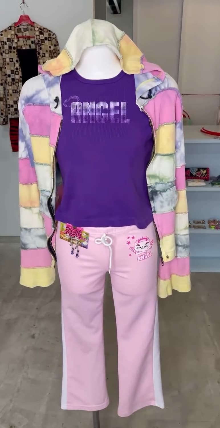 하라주쿠 Layered Zip-Up Hoodie 상품이미지2