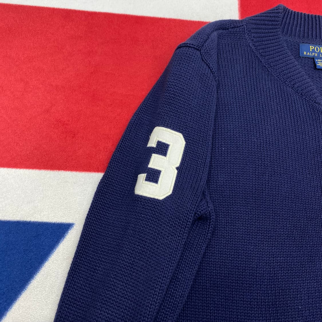 폴로 빅포니 니트집업 실측 S  상품이미지4