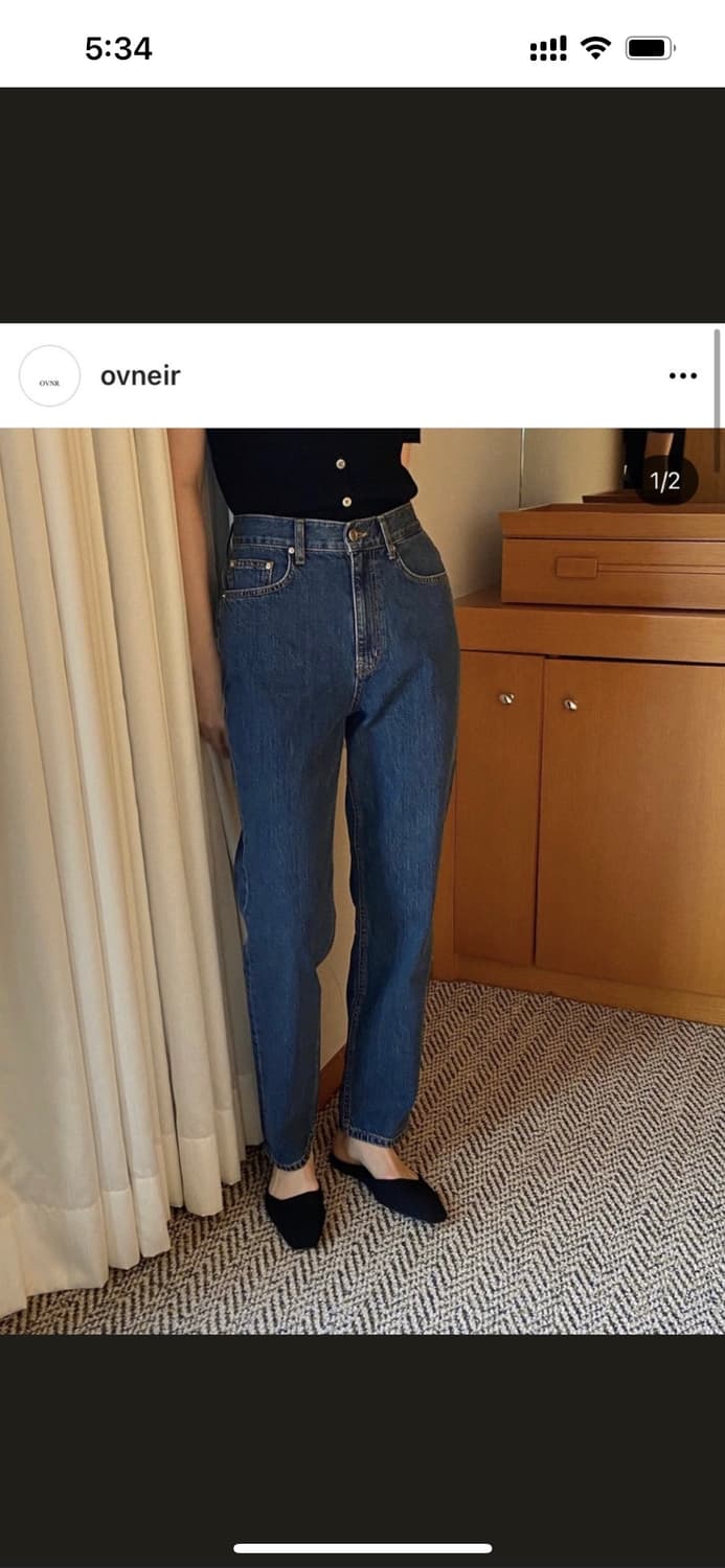 오브네어 위노라 데님팬츠 청바지 상품이미지1