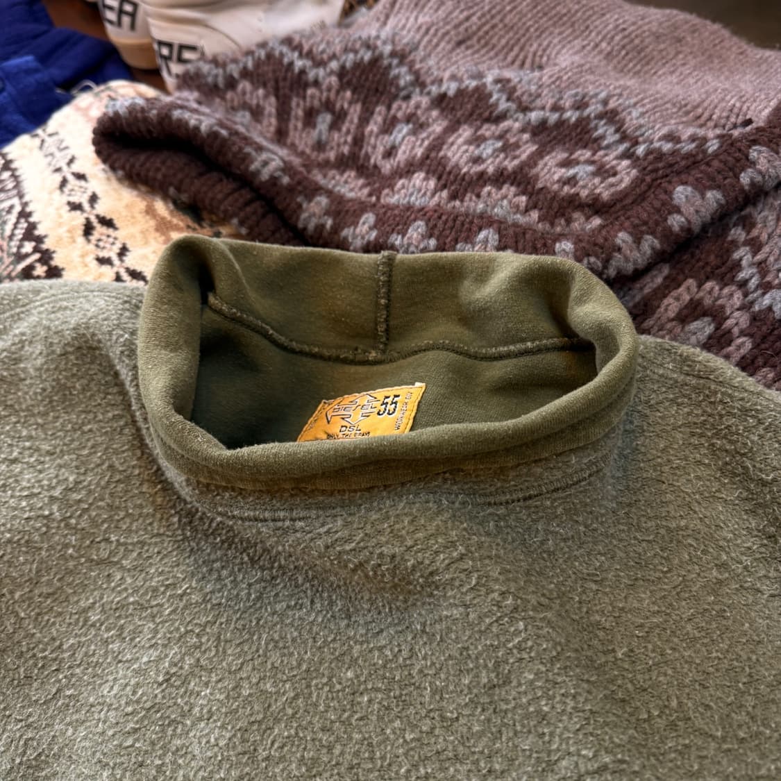 90S 디젤 밀리터리 리버서블 스웻셔츠 이탈리아생산 상품이미지6