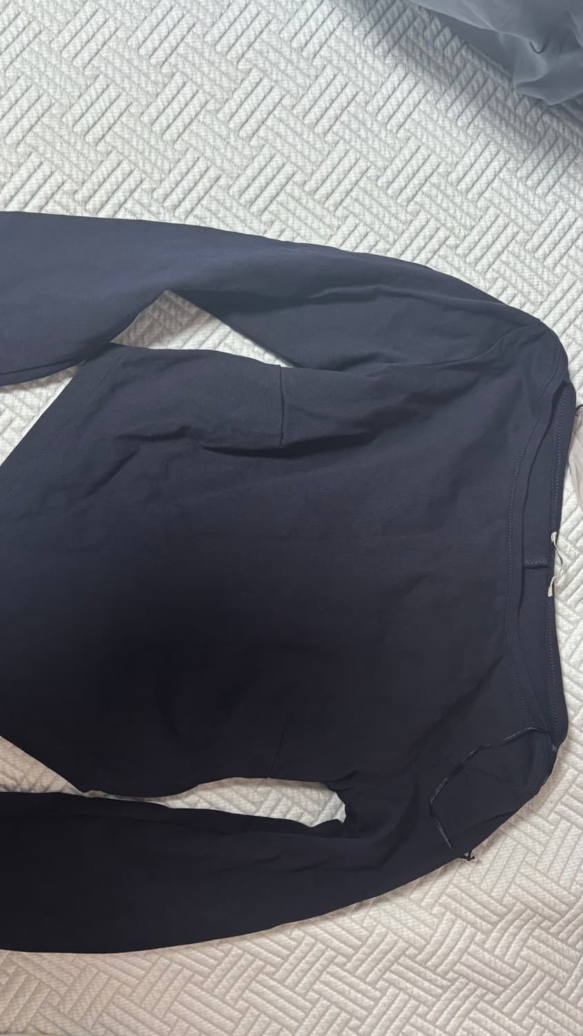 새상품 자라 언밸런스 보트넥 티셔츠 m 네이비 상품이미지3