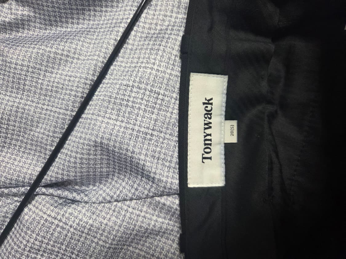 토니웩 버진 울 플레어 테일러드 트라우저 블랙 28사이즈 상품이미지3