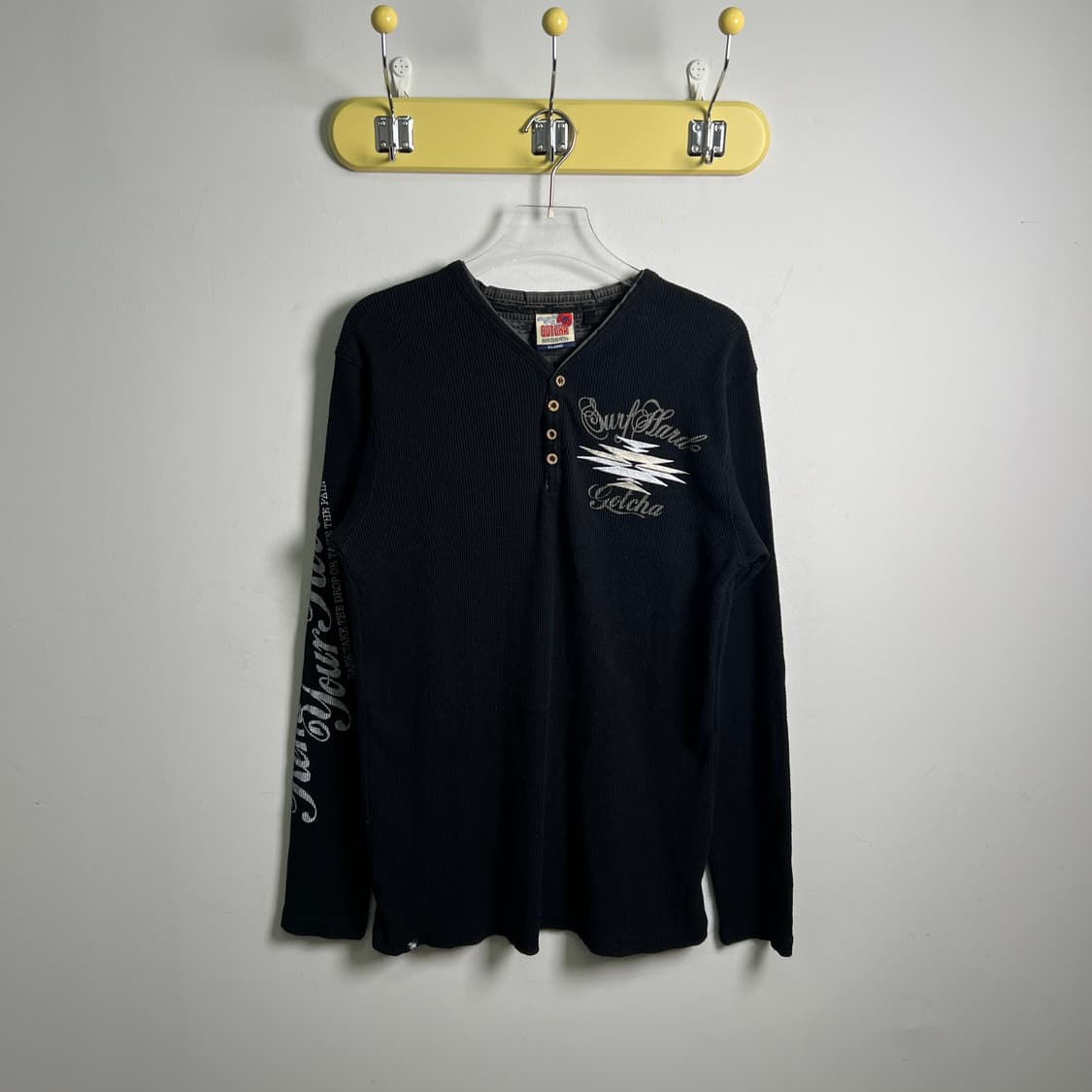 Gotcha 갓챠 나바호 블랙 와플 롱슬리브 XL 상품이미지1