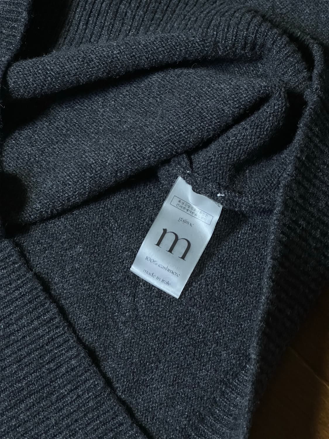 [m] 24fw 가지록 캐시미어 크루넥 스웨터 상품이미지7