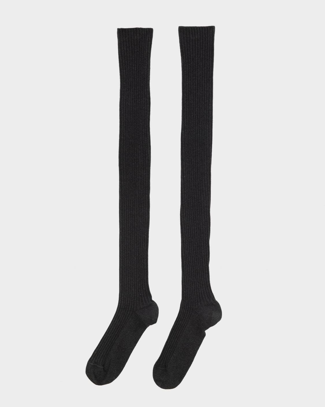 [230-250]베이스레인지 26ss 오버 니삭스/블랙 멜란지 상품이미지5