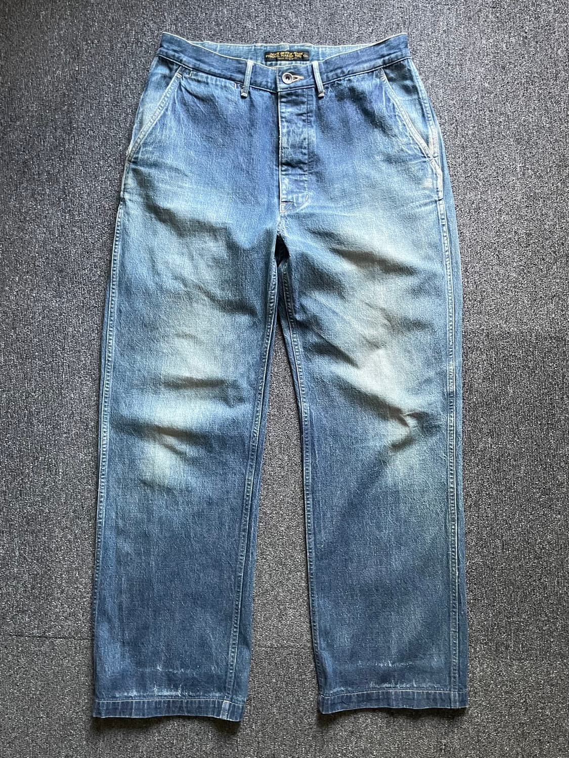 올드 피그벨 데님 밀트라우저 (실사이즈30-31) 상품이미지2