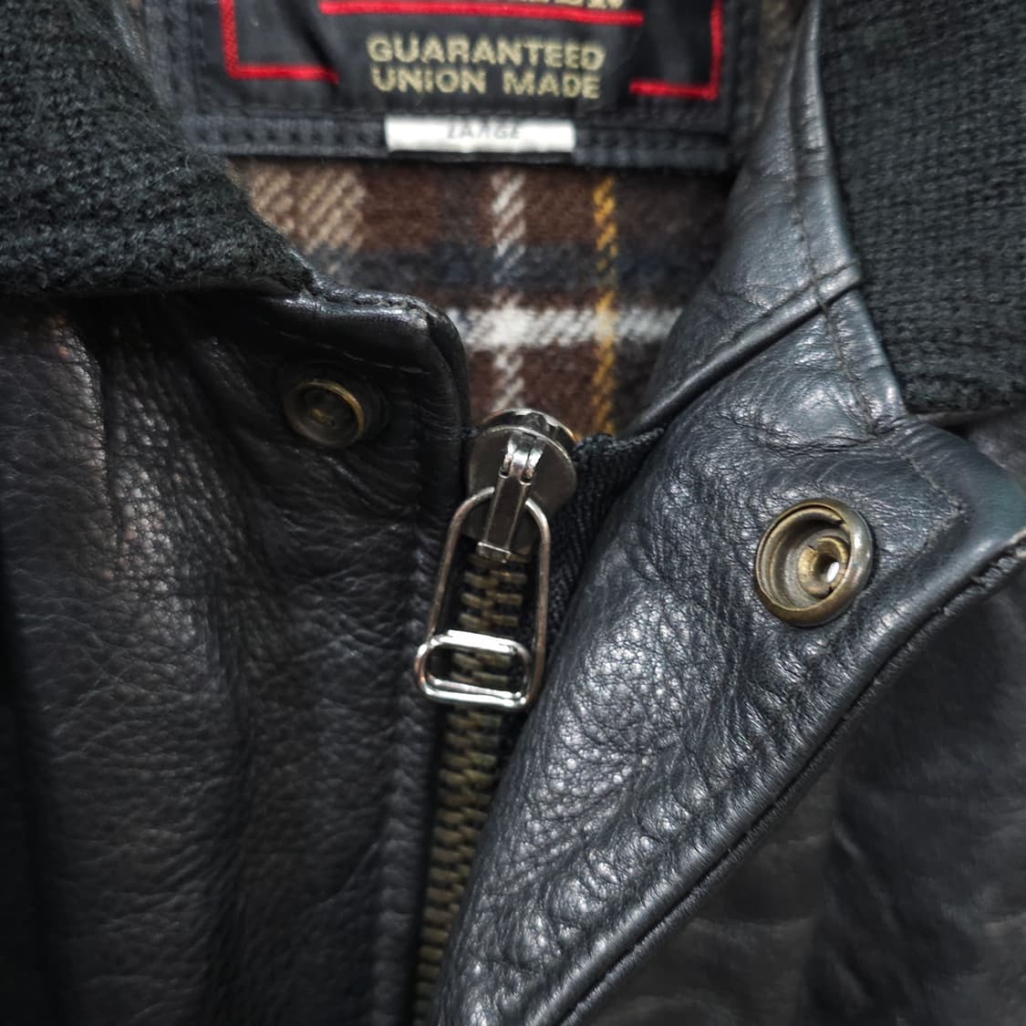 빈티지 쉐비뇽 가죽 봄버 자켓- L 상품이미지7