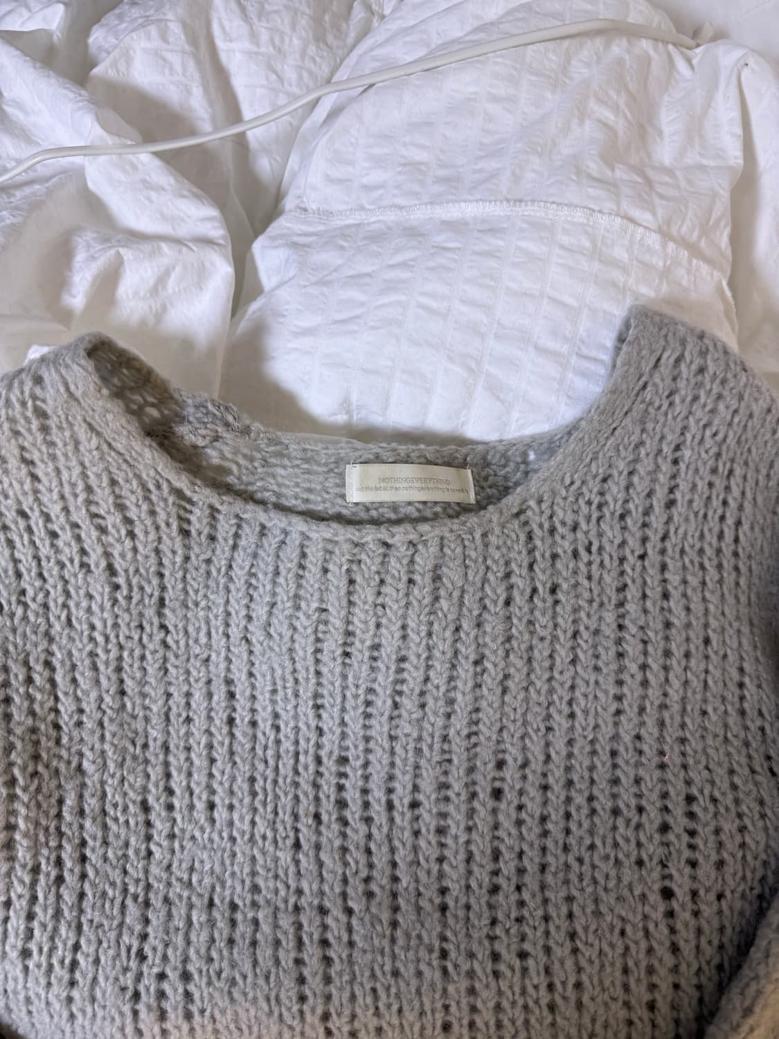 낫띵에브리띵 LOOSE FIT WOOL SWEATER 상품이미지6