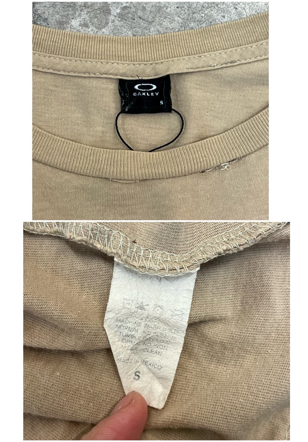 오클리 롱슬리브리스 긴팔티 베이지 S #csz2567 상품이미지4